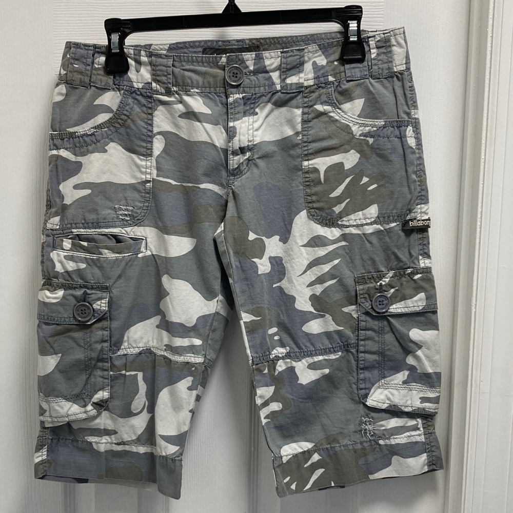Women’s Billabong Camouflage Cargo Shorts